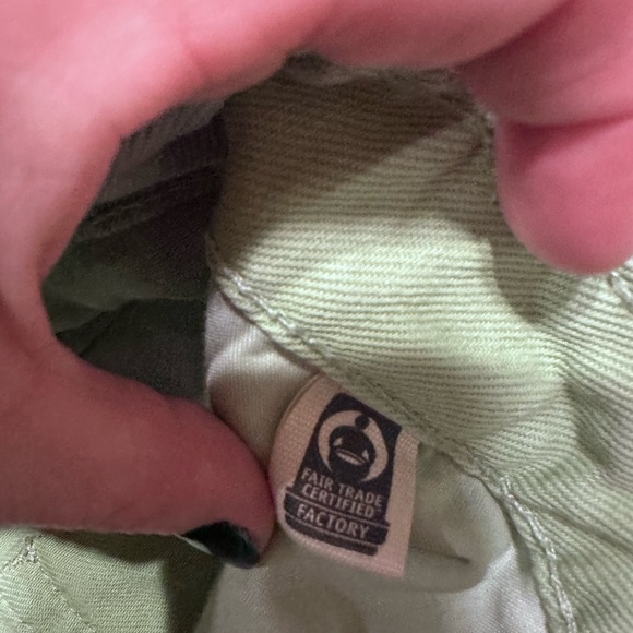 3/$15 High Waist Green Checkered Jean Shorts US 00 - Picture 6 of 6